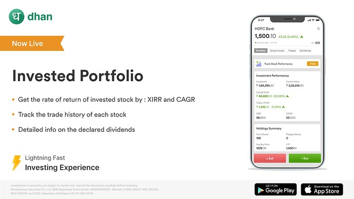 Invested Portfolio