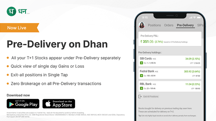 Pre-Delivery