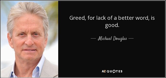 Quote on Greed