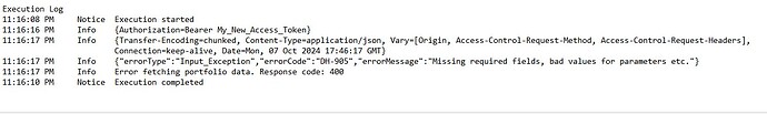 Execution Log 2
