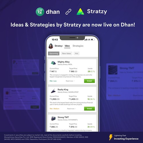 Dhan x Stratzy