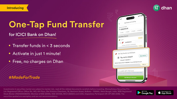One-Tap Fund Transfer Twitter n