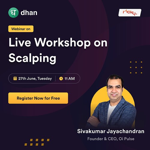 Live Workshop on Scalping Insta