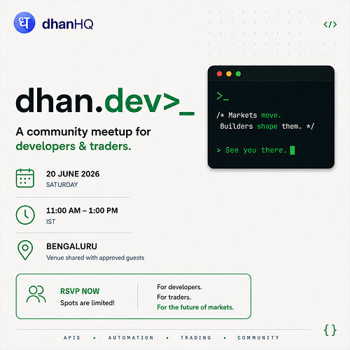 dhan.dev - bengaluru