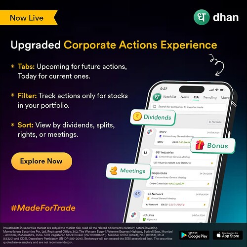 Corporate Action
