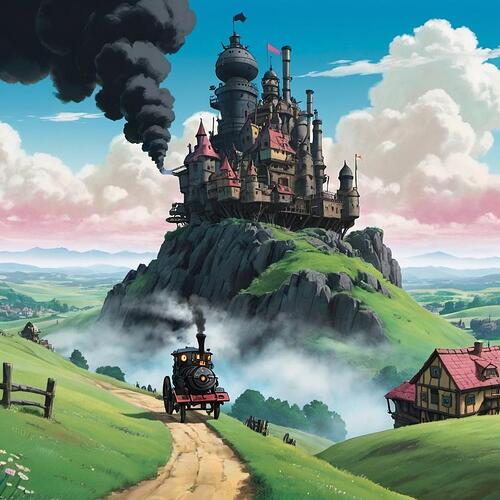 ghibli art sample