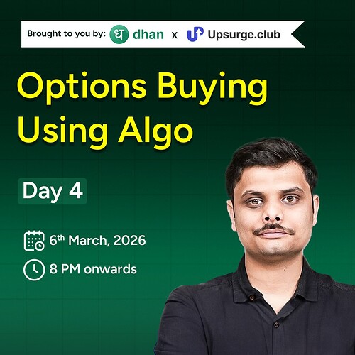 Live Session on Algo Trading for Options Buying