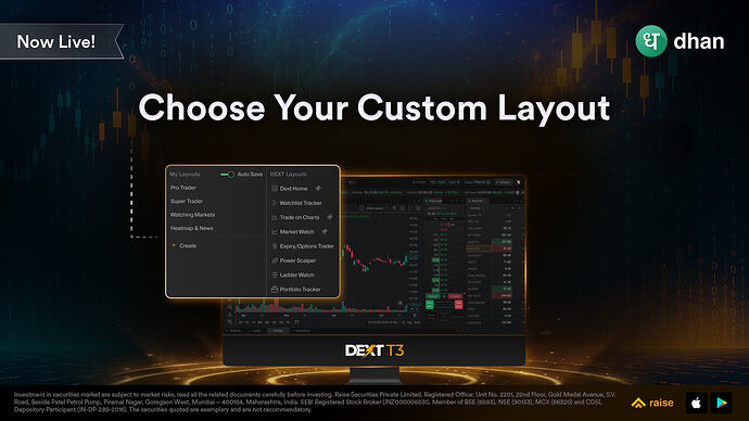 Choose your own Custom Layout - DEXT T3