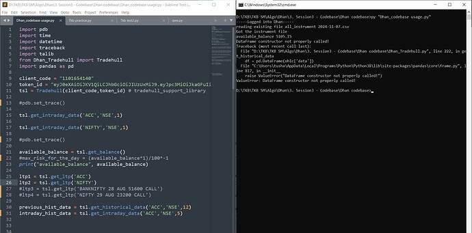 Error in original file too without pdb- Unable to fetch previous historical data