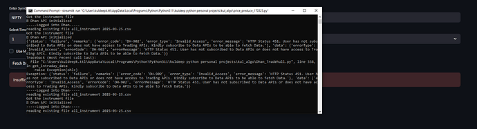 dh error