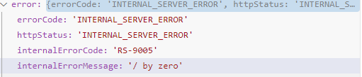 API Error: INTERNAL_SERVER_ERROR(' / by zero') error on crating BO ...