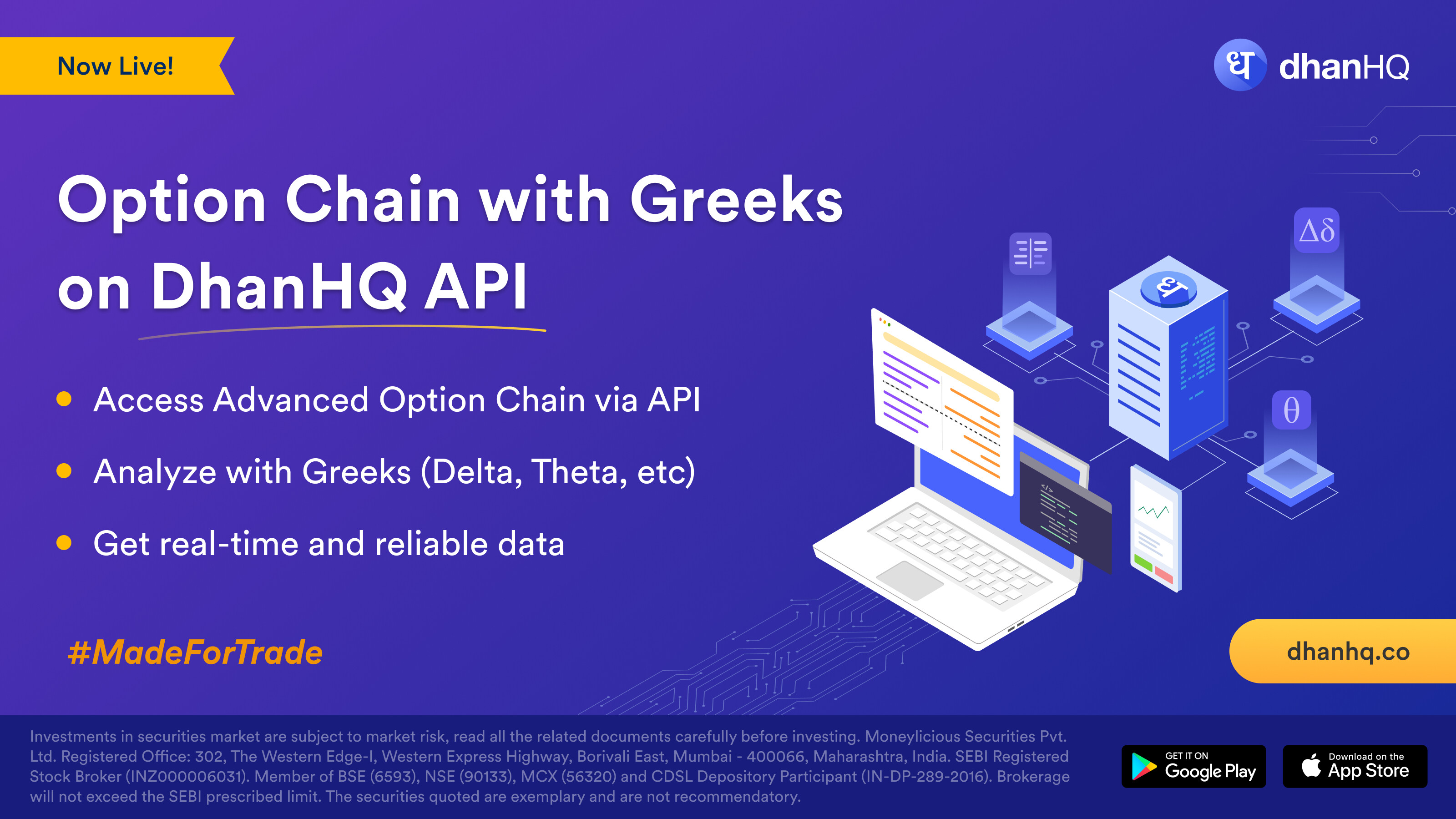 Option Chain with Greeks on DhanHQ API