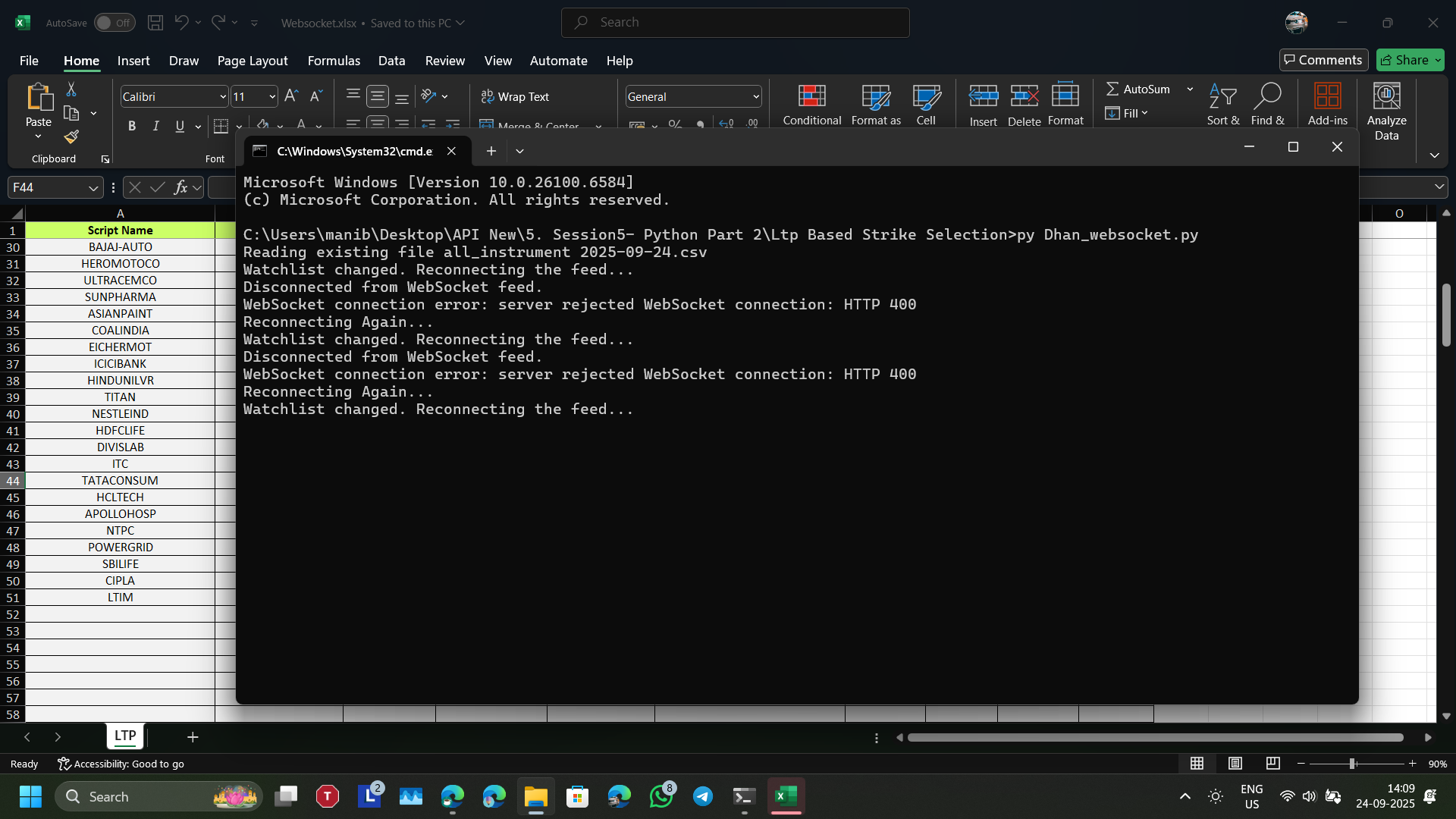 Learn Algo Trading with Python | Codes | Youtube Series - #3423 by Mani ...