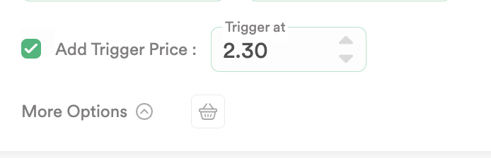All new Super Order - trigger in window